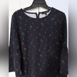 Banana Republic clementine navy blue sheath dress